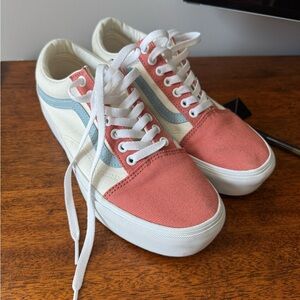 VANS old skool platform pastel  sz 9
